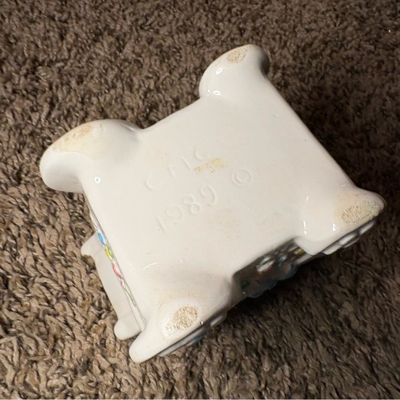 Vintage CMC 1989 Ceramic Baby Carriage Planter - Picture 10 of 11